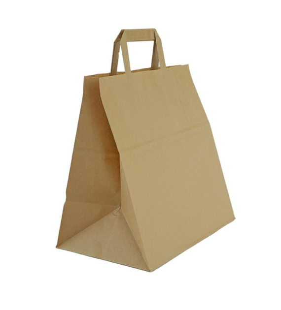 TORBA SZARA Z UCHEM PŁASKIM 260x160x265 70g (_/1/250)