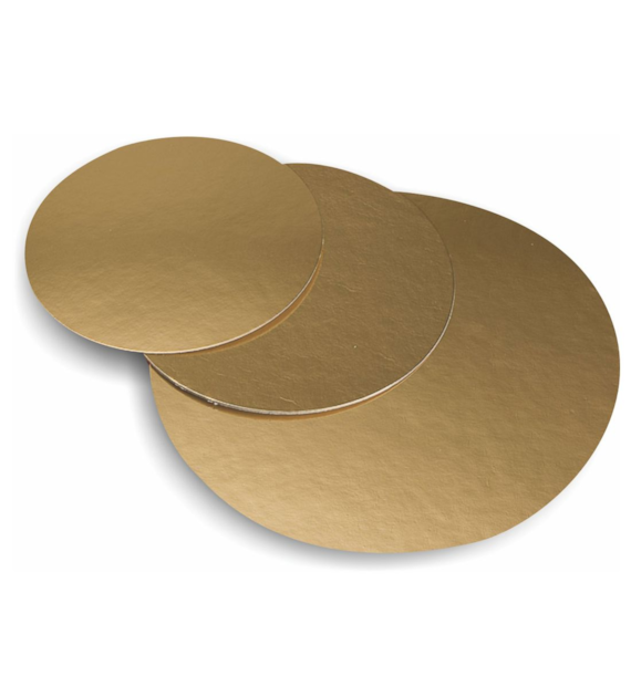 PODKŁAD OKRĄGŁY ZŁOTY 30cm 1050g GŁADKI (_/1/100)