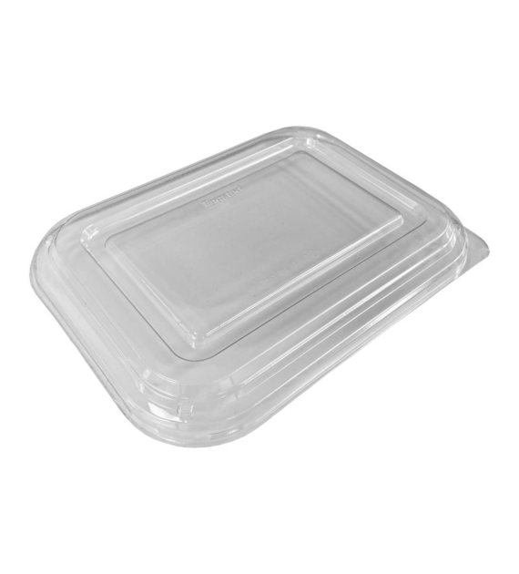 POKRYWKA DO MISKI Z WŁÓKNA DREWNIANEGO 1000ml TRANSPARENTNA PROSTOKĄTNA rPET PURE FIBER (/3/60)