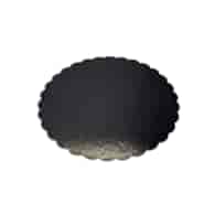 PODKŁAD OKRĄGŁY ZŁOTO-CZARNY KARBOWANY 30cm 2000-2400g (_/50/1)