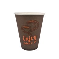(SUP) Kubek papierowy Enjoy Drink&Go 16oz 400ml (34/10/50)
