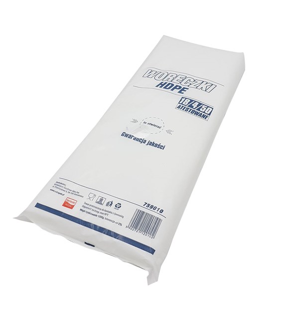 Woreczki HDPE 18/4/50 6mic (42/10/800)