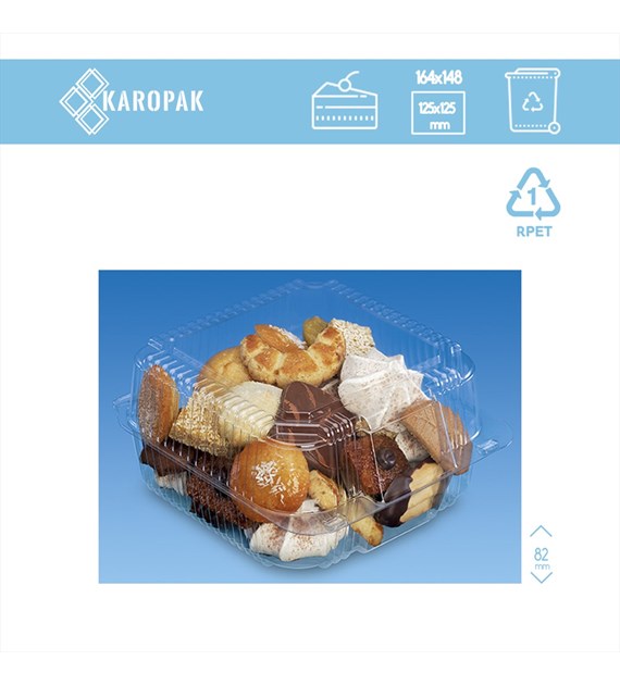 Pojemnik zamykany ALI25 164x148x82mm (18/10/50)