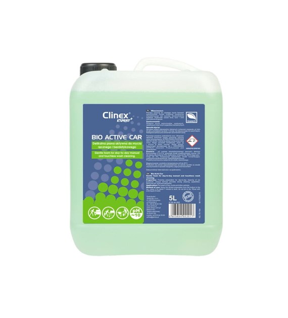 CLINEX EXPERT+ BIO ACTIVE CAR  delikatna piana aktywna do mycia ręcznego i bezdotykowego 20L