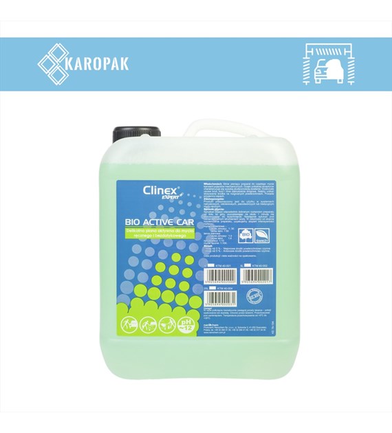 CLINEX EXPERT+ BIO ACTIVE CAR  delikatna piana aktywna do mycia ręcznego i bezdotykowego 20L