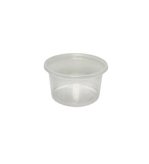 (REUSE) Pojemnik na sos PP TRANSPARENTNY fi70mm 80ml (48/10/100)