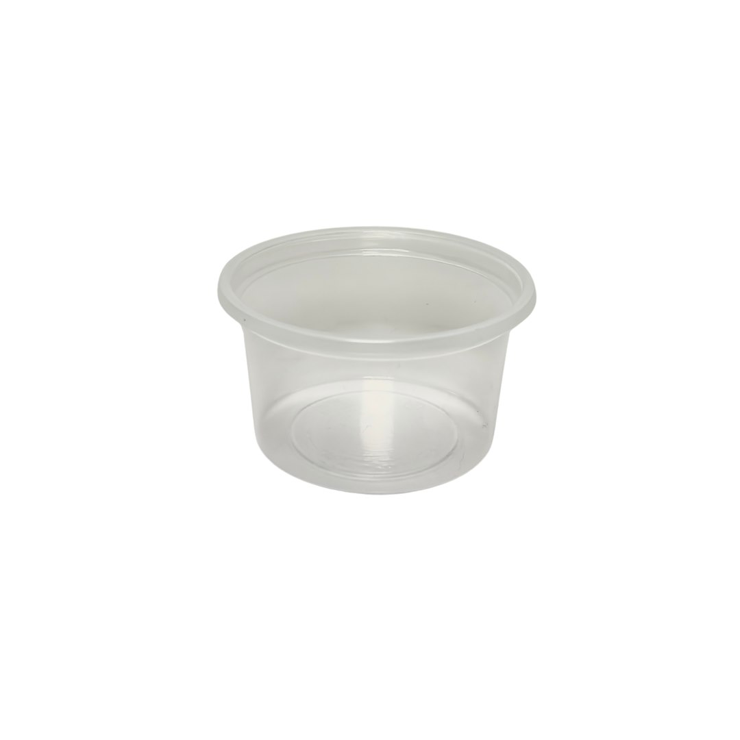 (REUSE) Pojemnik na sos PP TRANSPARENTNY fi70mm 80ml (48/10/100)