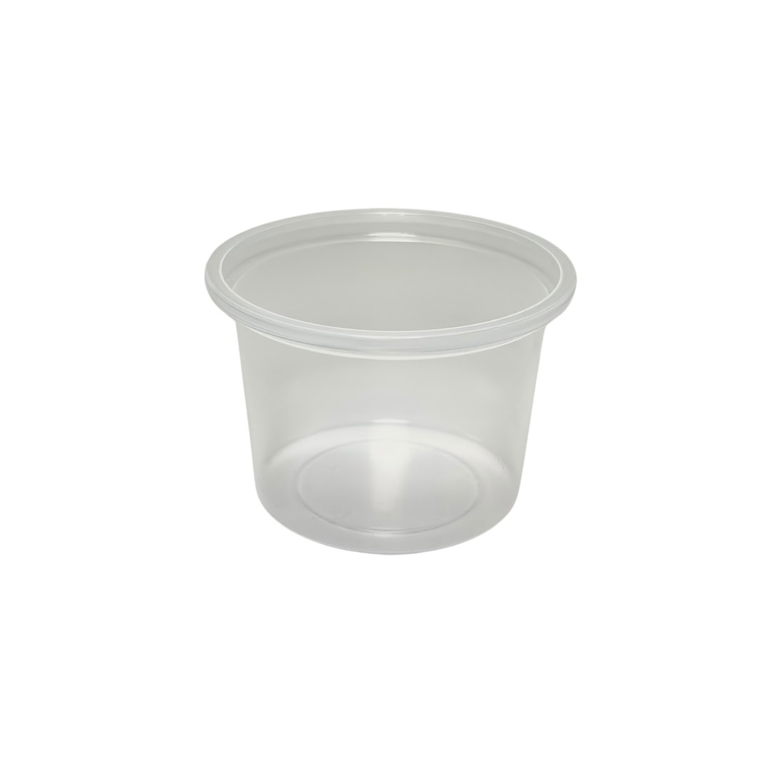 (REUSE) Pojemnik na sos PP TRANSPARENTNY fi70mm 100ml (48/10/100)