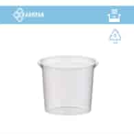 (REUSE) Pojemnik na sos PP TRANSPARENTNY fi70mm 125ml (48/10/100)