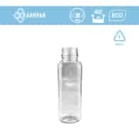 BUTELKA DO SOKU rPET 400ml KWADRATOWA (0/1/100)
