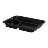 (REUSE) POJEMNIK DO ZGRZEWU DWUDZIELNY COLT B-227x178x30 CZARNY LITE (32(40)/12/50)