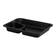 (REUSE) POJEMNIK DO ZGRZEWU DWUDZIELNY COLT B-227x178x30 CZARNY LITE (32(40)/12/50)