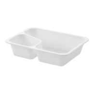 (REUSE) POJEMNIK DO ZGRZEWU DWUDZIELNY COLT B-227x178x50 BIAŁY (25(30)/8/50)