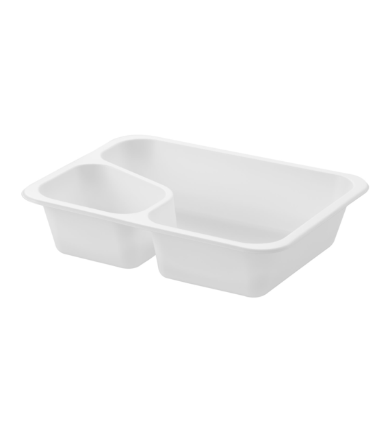 (REUSE) POJEMNIK DO ZGRZEWU DWUDZIELNY COLT B-227x178x50 BIAŁY (25(30)/8/50)