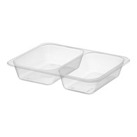 (REUSE) POJEMNIK DO ZGRZEWU DWUDZIELNY B-227x178x40 TRANSPARENT (30(36)/8/50)