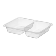 (REUSE) POJEMNIK DO ZGRZEWU DWUDZIELNY B-227x178x40 TRANSPARENT (30(36)/8/50)