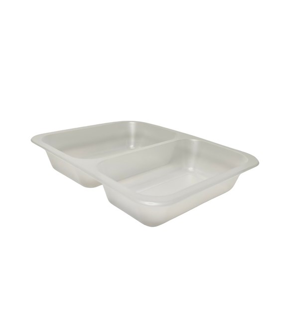 (REUSE) POJEMNIK DO ZGRZEWU DWUDZIELNY B-227x178x40 TRANSPARENT (30(36)/8/50)