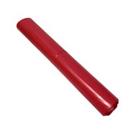 Worki na odpady 120L LDPE czerwone ETYKIETA (_/40/10)