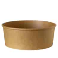 Pojemnik sałatkowy papierowy KRAFT fi185mm 1100ml (16/6/50)
