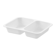 (REUSE) POJEMNIK DO ZGRZEWU DWUDZIELNY B-227x178x40 BIAŁY LITE (32(40)/12/50)