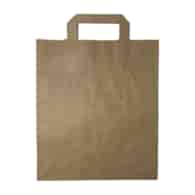 Torba SZARA z uchem płaskim 250x140x300 70g (40/1/250)