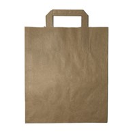Torba SZARA z uchem płaskim 250x140x300 70g (40/1/250)