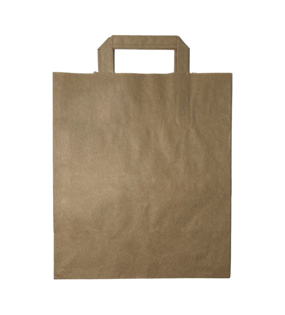 Torba SZARA z uchem płaskim 250x140x300 70g (40/1/250)