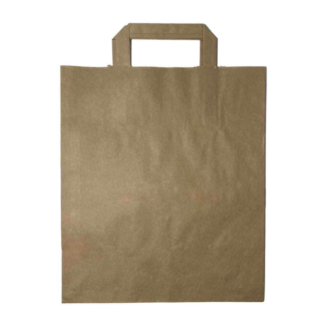 Torba SZARA z uchem płaskim 250x140x300 70g (40/1/250)