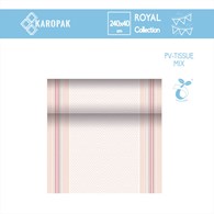 BIEŻNIK Z PV - TISSUE MIX PRZYPOMINAJĄCEJ TKANINĘ RC 24M X 40CM RÓŻA `CHIRALA`