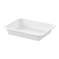 (REUSE) POJEMNIK DO ZGRZEWU NIEDZIELONY B-227x178x40 BIAŁY LITE (32(40)/12/50)