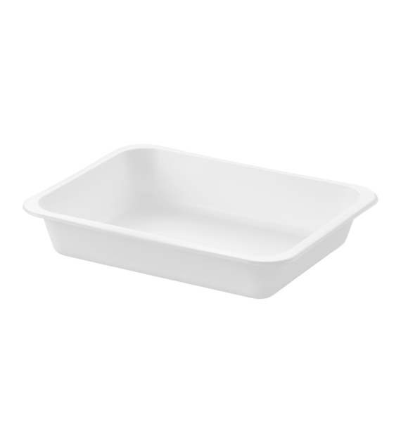 (REUSE) POJEMNIK DO ZGRZEWU NIEDZIELONY B-227x178x40 BIAŁY LITE (32(40)/12/50)