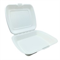 (EKO) Love Nature menubox z trzciny cukrowej niedzielony 230x205 (47/4/50)
