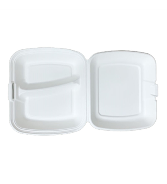 (EKO) Love Nature menubox z trzciny cukrowej dwudzielny 230x205 (47/4/50)