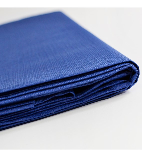 OBRUS Z BIBUŁY `ROYAL COLLECTION` 120x180cm, CIEMNY NIEBIESKI (720/10/1)