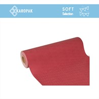 BIEŻNIK W ROLCE 24m/40cm SOFT SELECTION PLUS Z WŁÓKNINY CZERWONY (_/4/1)