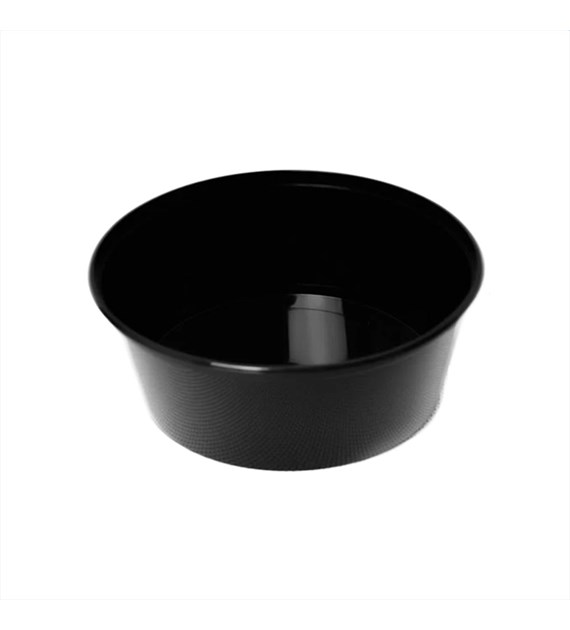(REUSE) Pojemnik na zupę PP fi125mm 350ml CZARNY (24/9/50)