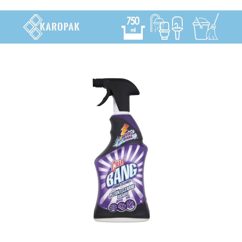 CILLIT BANG PLEŚŃ I OSADY CZARNY 750ml (_/6/1)