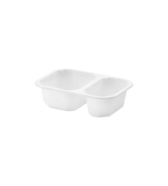 (REUSE) POJEMNIK DO ZGRZEWU SMALL T-2 160x112x45 BIAŁY 16G (28/1/528)