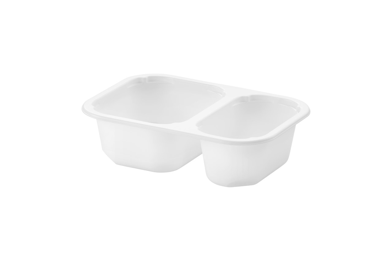 (REUSE) POJEMNIK DO ZGRZEWU SMALL T-2 160x112x45 BIAŁY 16G (28/1/528)
