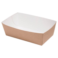 (EKO) TACKA NA FRYTKI BRĄZOWA 14,5x8x5,5 (_/6/100)