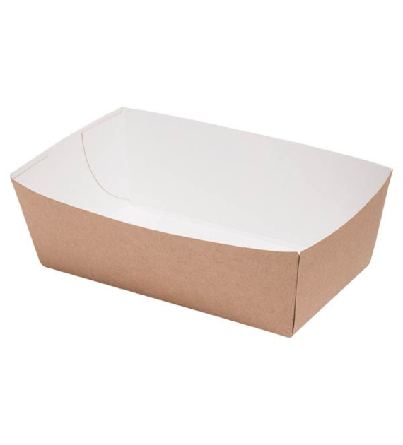 (EKO) TACKA NA FRYTKI BRĄZOWA 14,5x8x5,5 (_/6/100)