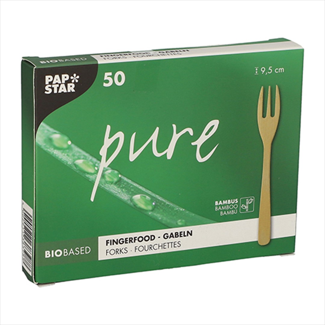 FINGERFOOD PURE widelczyk z bambusa 9,5cm (1840/20/50)