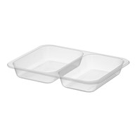 (REUSE) POJEMNIK DO ZGRZEWU DWUDZIELNY B-227x178x30 TRANSPARENT (30(36)/8/50)