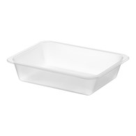 (REUSE) POJEMNIK DO ZGRZEWU NIEDZIELONY B-227x178x50 TRANSPARENT (25(30)/8/50)