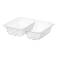 (REUSE) POJEMNIK DO ZGRZEWU DWUDZIELNY B-227x178x50 TRANSPARENT (32(40)/8/50)