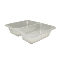 (REUSE) POJEMNIK DO ZGRZEWU DWUDZIELNY B-227x178x50 TRANSPARENT (32(40)/8/50)