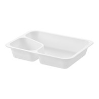 (REUSE) POJEMNIK DO ZGRZEWU DWUDZIELNY COLT B-227x178x40 BIAŁY LITE (32(40)/12/50)