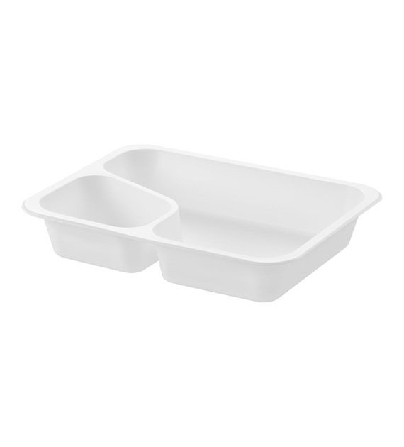 (REUSE) POJEMNIK DO ZGRZEWU DWUDZIELNY COLT B-227x178x40 BIAŁY LITE (32(40)/12/50)