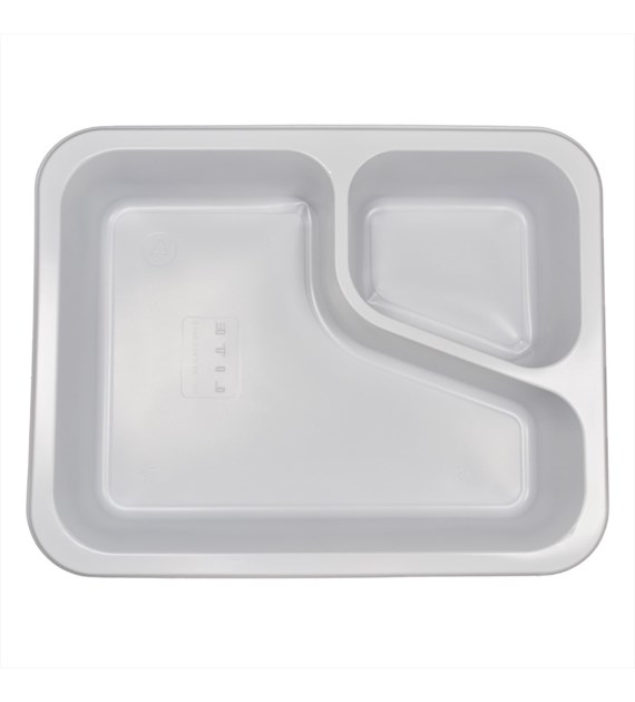 (REUSE) POJEMNIK DO ZGRZEWU DWUDZIELNY COLT B-227x178x40 BIAŁY LITE (32(40)/12/50)