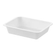 (REUSE) POJEMNIK DO ZGRZEWU NIEDZIELONY B-227x178x50 BIAŁY LITE (32(40)/12/50)